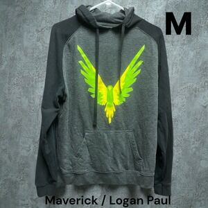 Maverick Hoodie by Logan Paul Black Size Medium